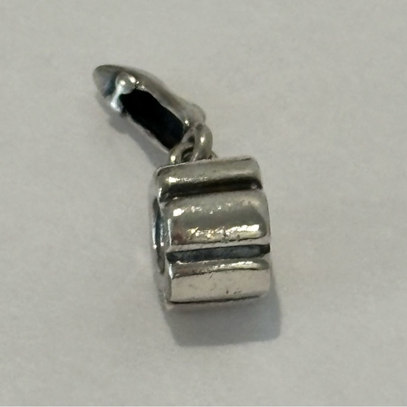 PANDORA High heel shoe dangle bead sterling silver charm marked 925 ALE - Picture 6 of 11